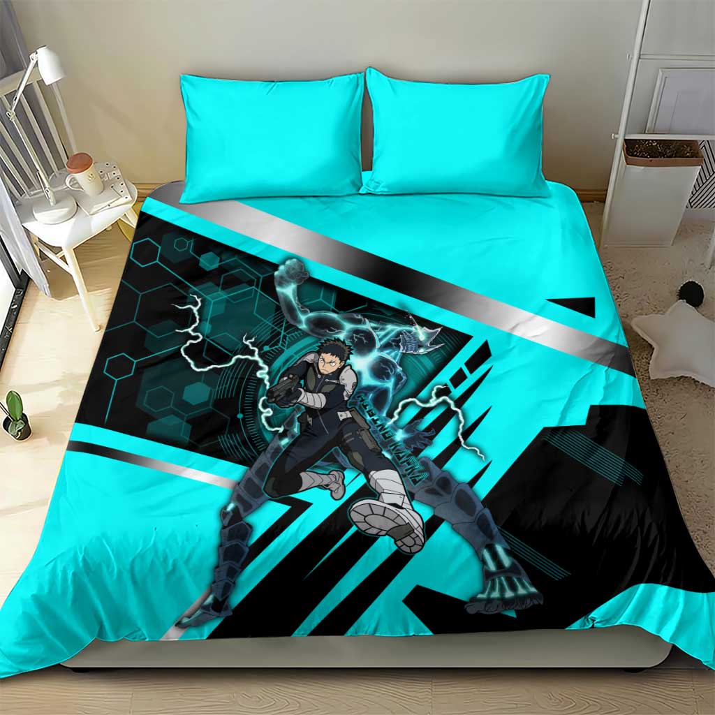 Hibino Kafka Bedding Set Futuristic Tech Anime Style