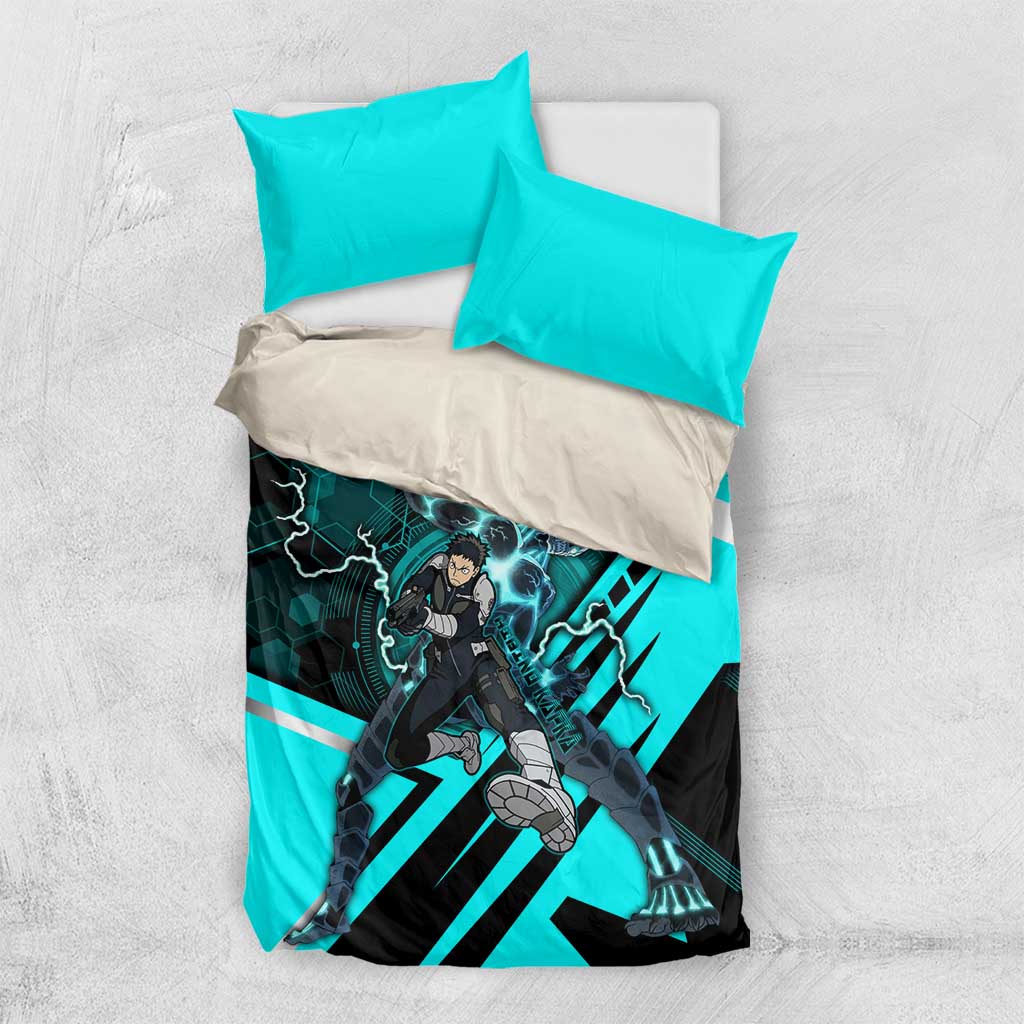 Hibino Kafka Bedding Set Futuristic Tech Anime Style