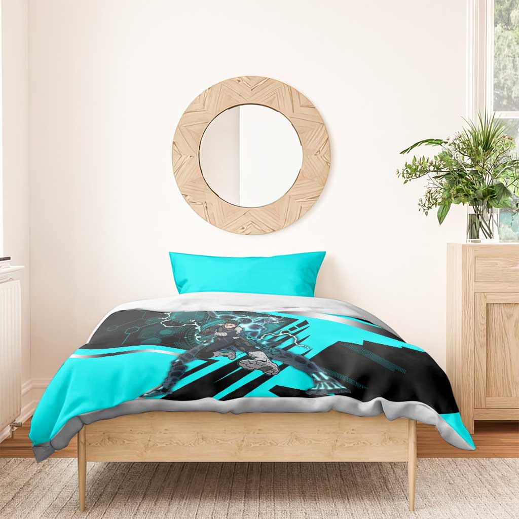 Hibino Kafka Bedding Set Futuristic Tech Anime Style