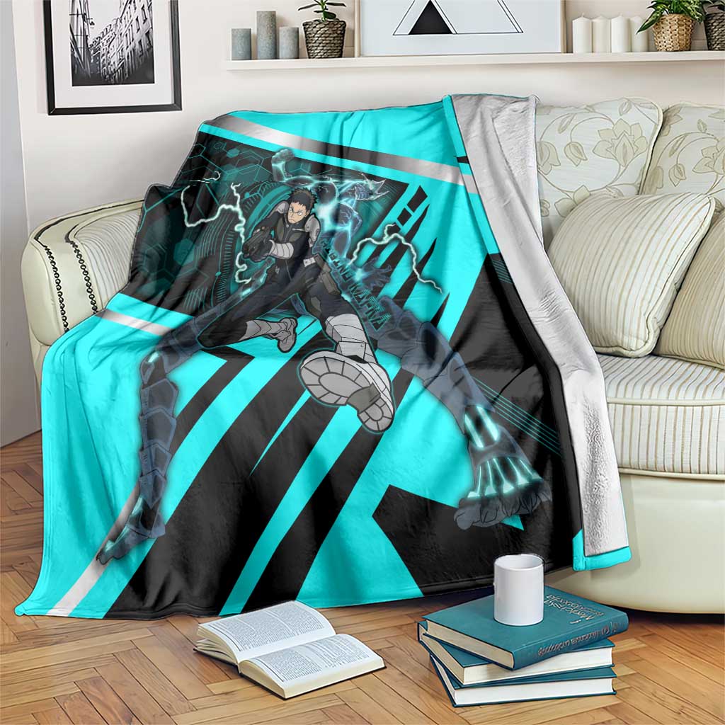 Hibino Kafka Blanket Futuristic Tech Anime Style