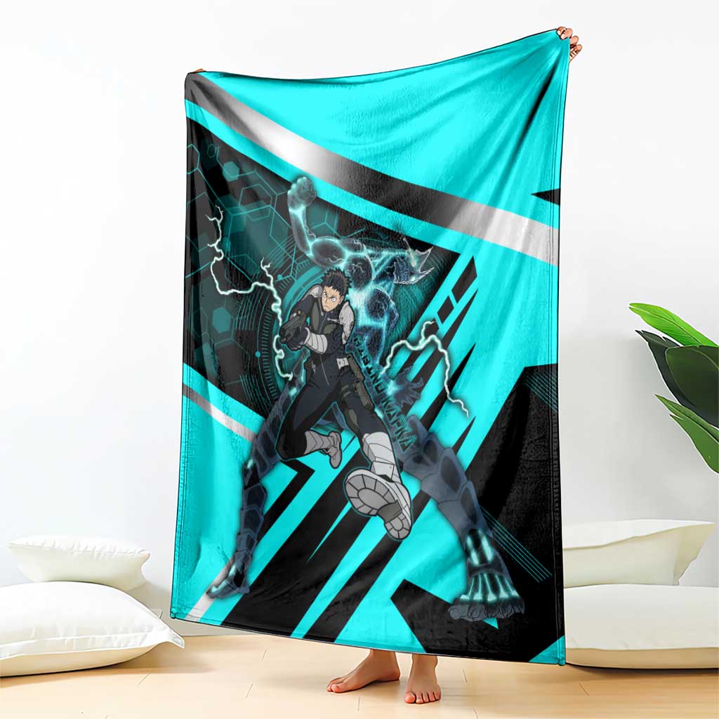 Hibino Kafka Blanket Futuristic Tech Anime Style