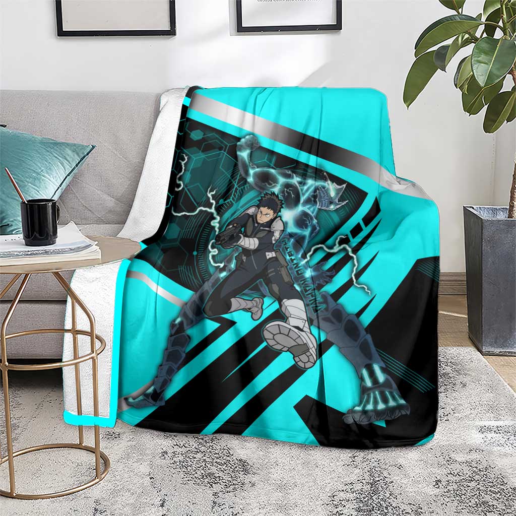 Hibino Kafka Blanket Futuristic Tech Anime Style