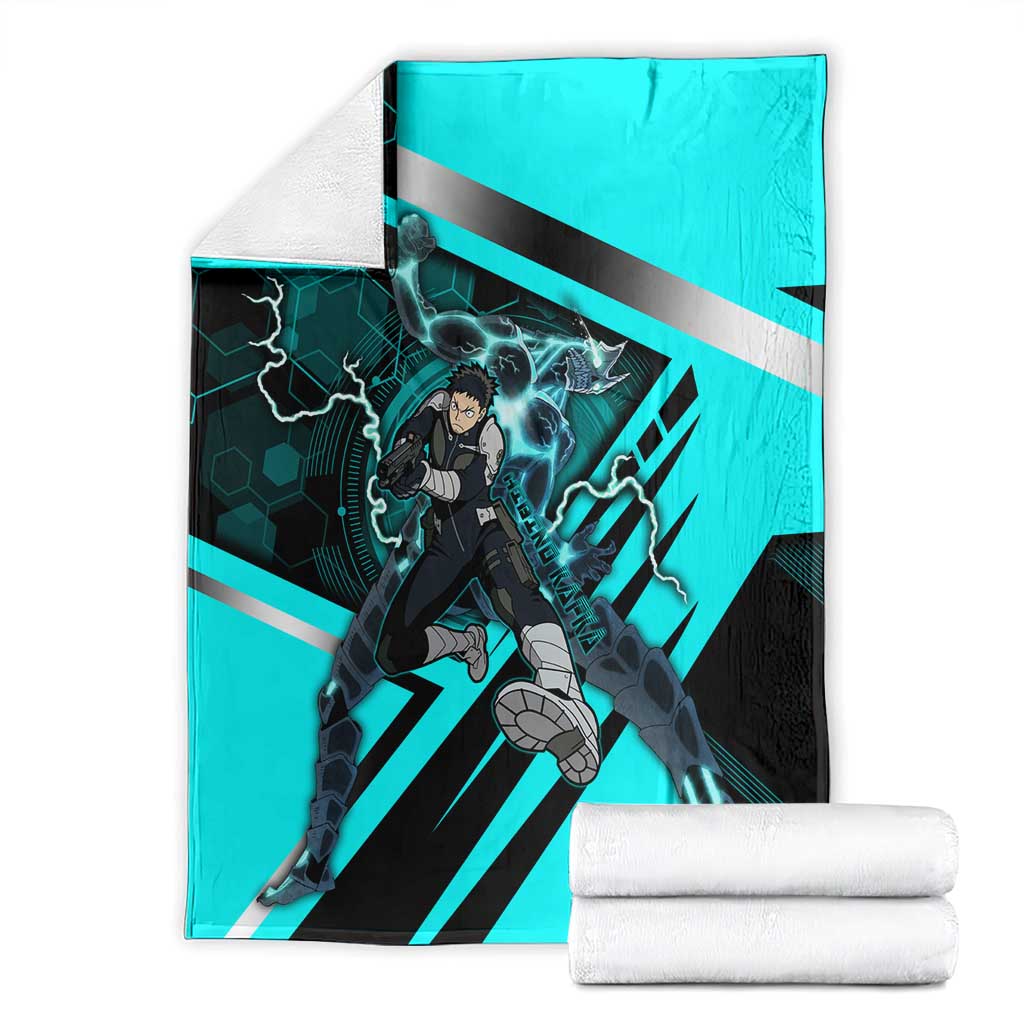 Hibino Kafka Blanket Futuristic Tech Anime Style