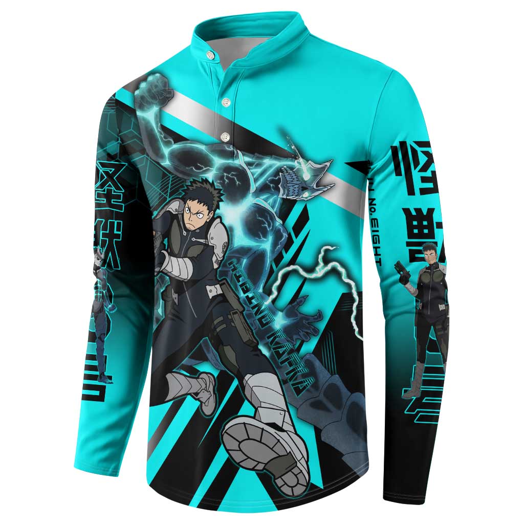 Hibino Kafka Button Sweatshirt Futuristic Tech Anime Style