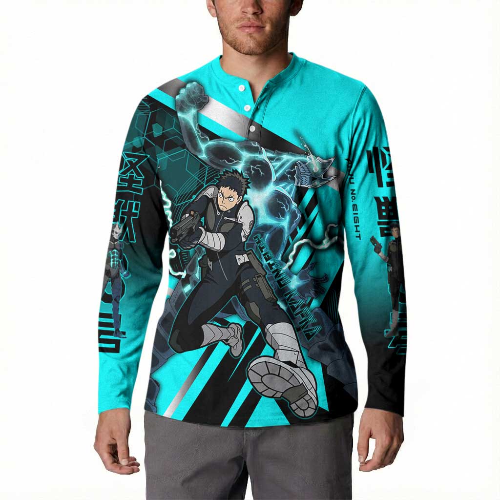 Hibino Kafka Button Sweatshirt Futuristic Tech Anime Style