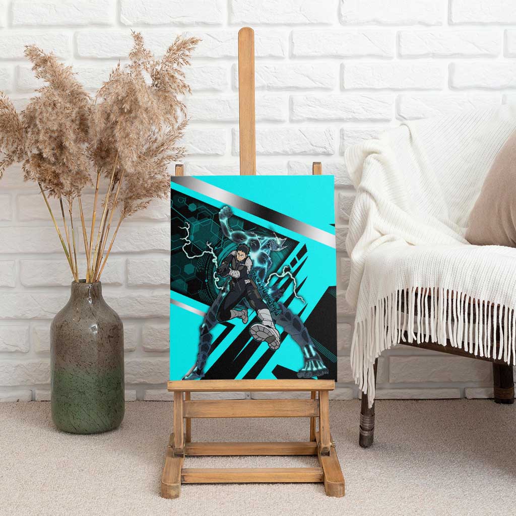 Hibino Kafka Canvas Wall Art Futuristic Tech Anime Style