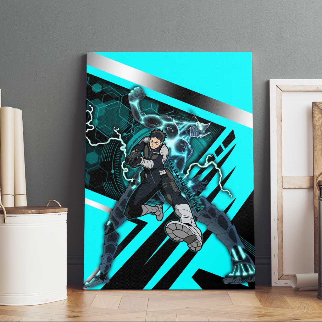 Hibino Kafka Canvas Wall Art Futuristic Tech Anime Style
