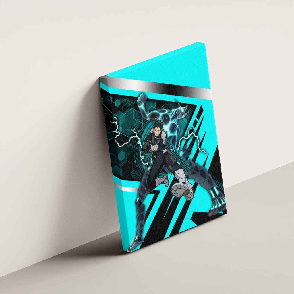 Hibino Kafka Canvas Wall Art Futuristic Tech Anime Style