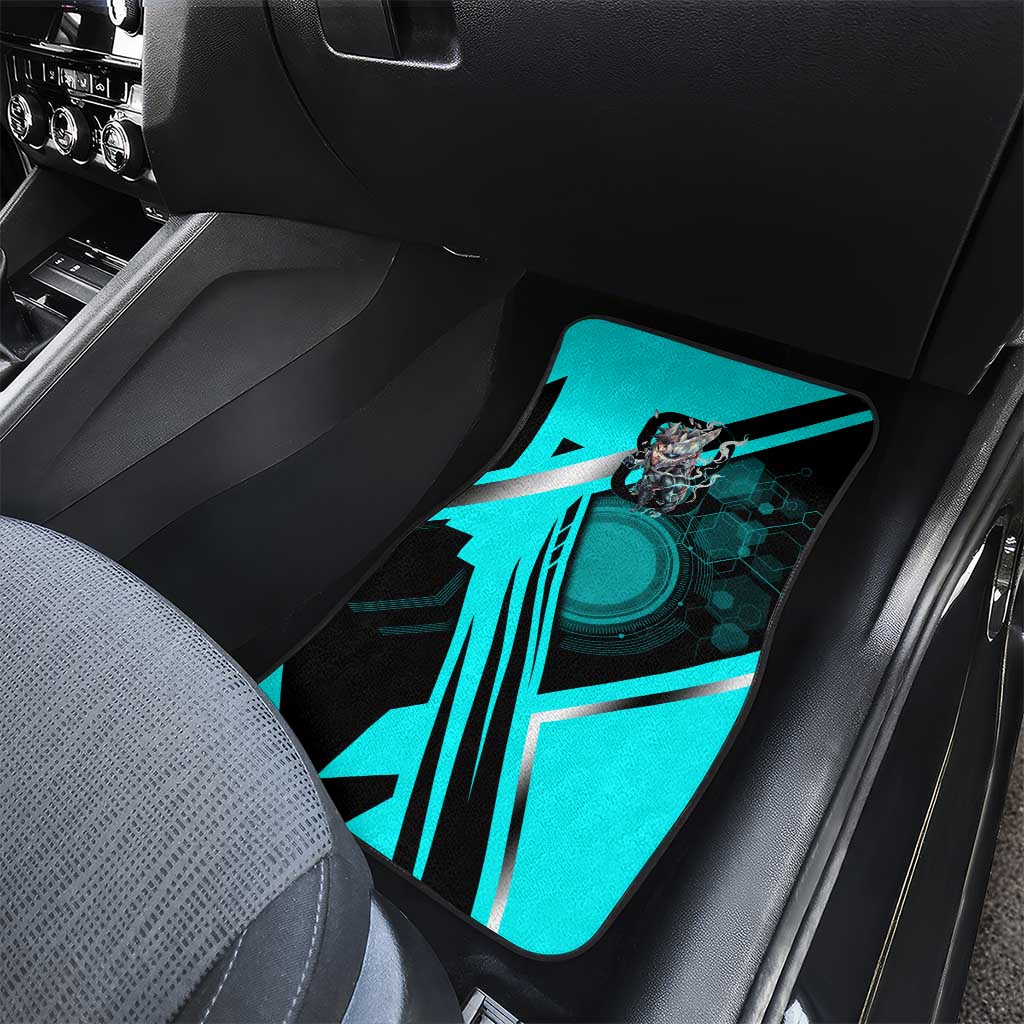 Hibino Kafka Car Mats Futuristic Tech Anime Style