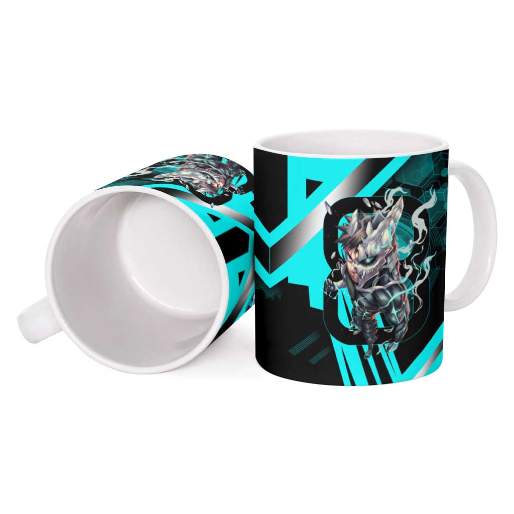 Hibino Kafka Ceramic Mug Futuristic Tech Anime Style