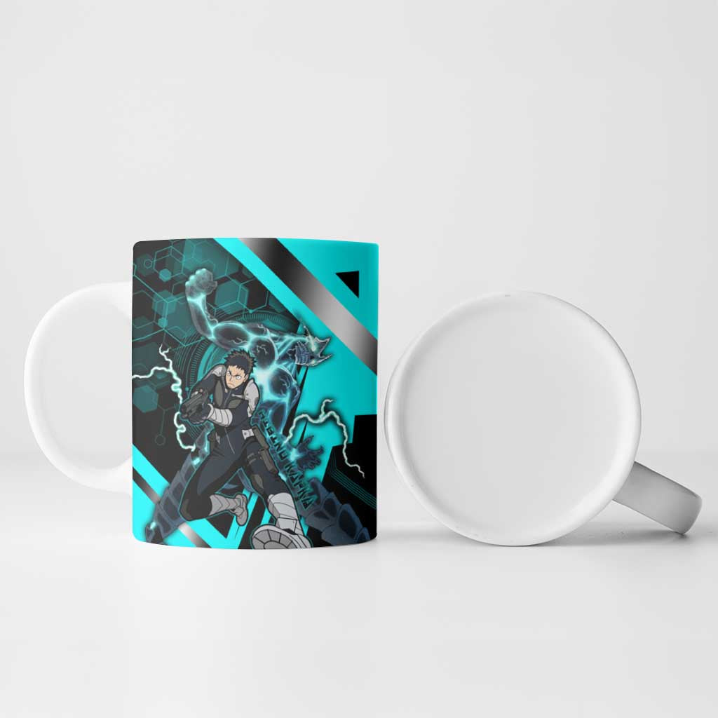 Hibino Kafka Ceramic Mug Futuristic Tech Anime Style