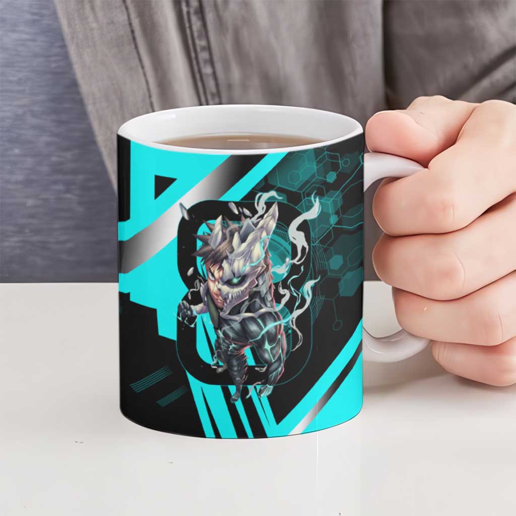 Hibino Kafka Ceramic Mug Futuristic Tech Anime Style