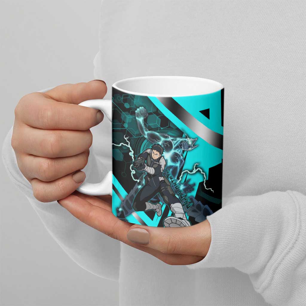 Hibino Kafka Ceramic Mug Futuristic Tech Anime Style