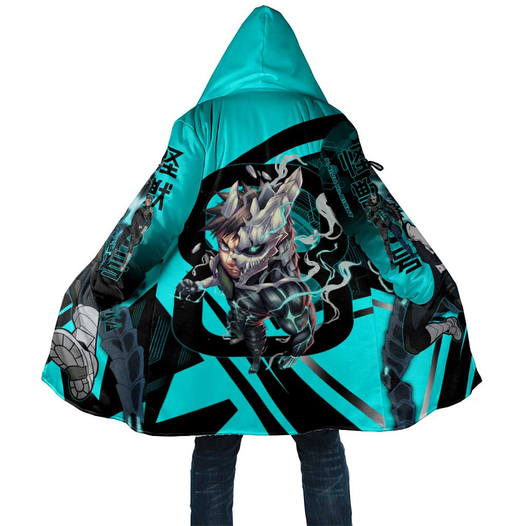 Hibino Kafka Cloak Futuristic Tech Anime Style