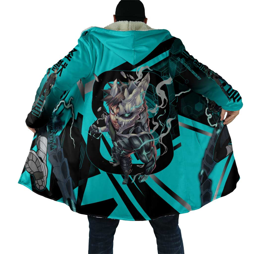 Hibino Kafka Cloak Futuristic Tech Anime Style