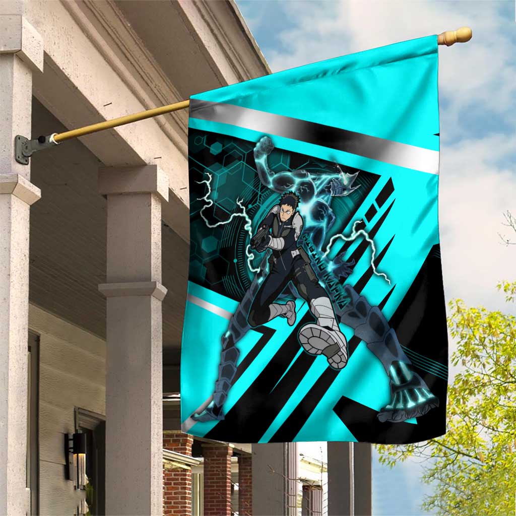 Hibino Kafka Garden Flag Futuristic Tech Anime Style