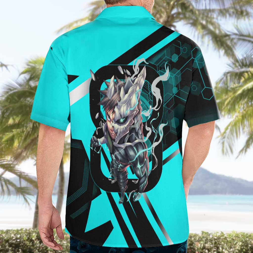 Hibino Kafka Hawaiian Shirt Futuristic Tech Anime Style
