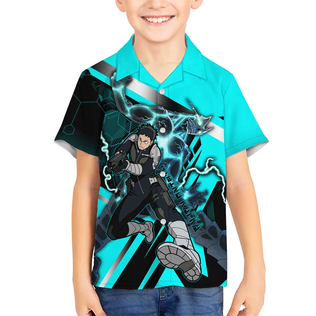 Hibino Kafka Hawaiian Shirt Futuristic Tech Anime Style