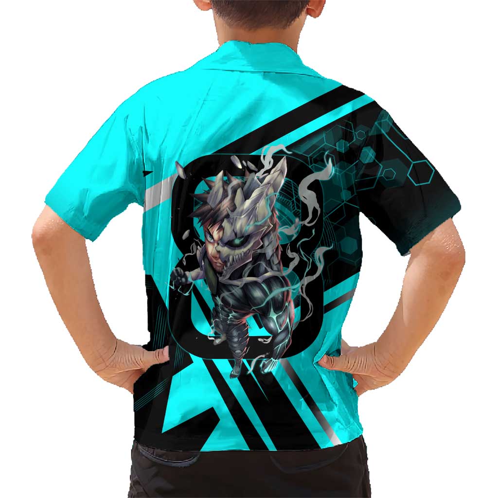 Hibino Kafka Hawaiian Shirt Futuristic Tech Anime Style