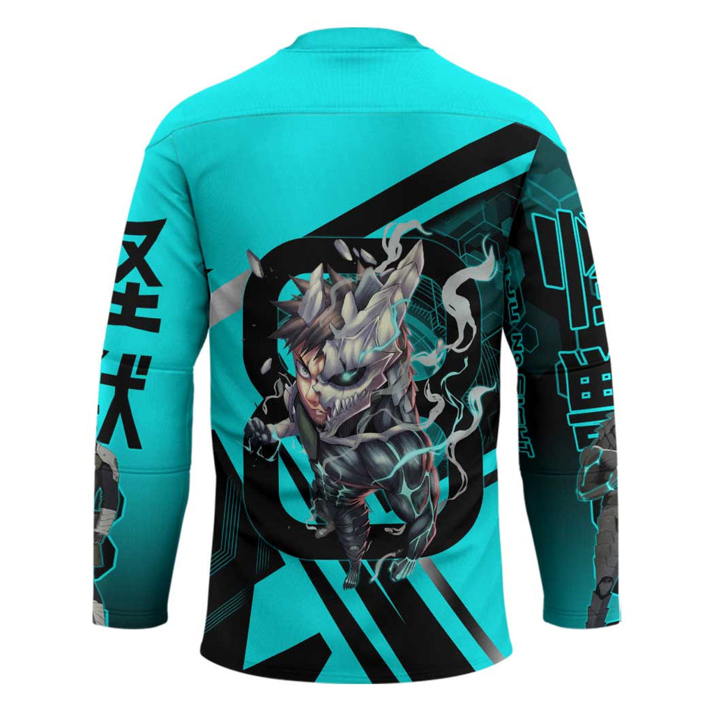 Hibino Kafka Hockey Jersey Futuristic Tech Anime Style