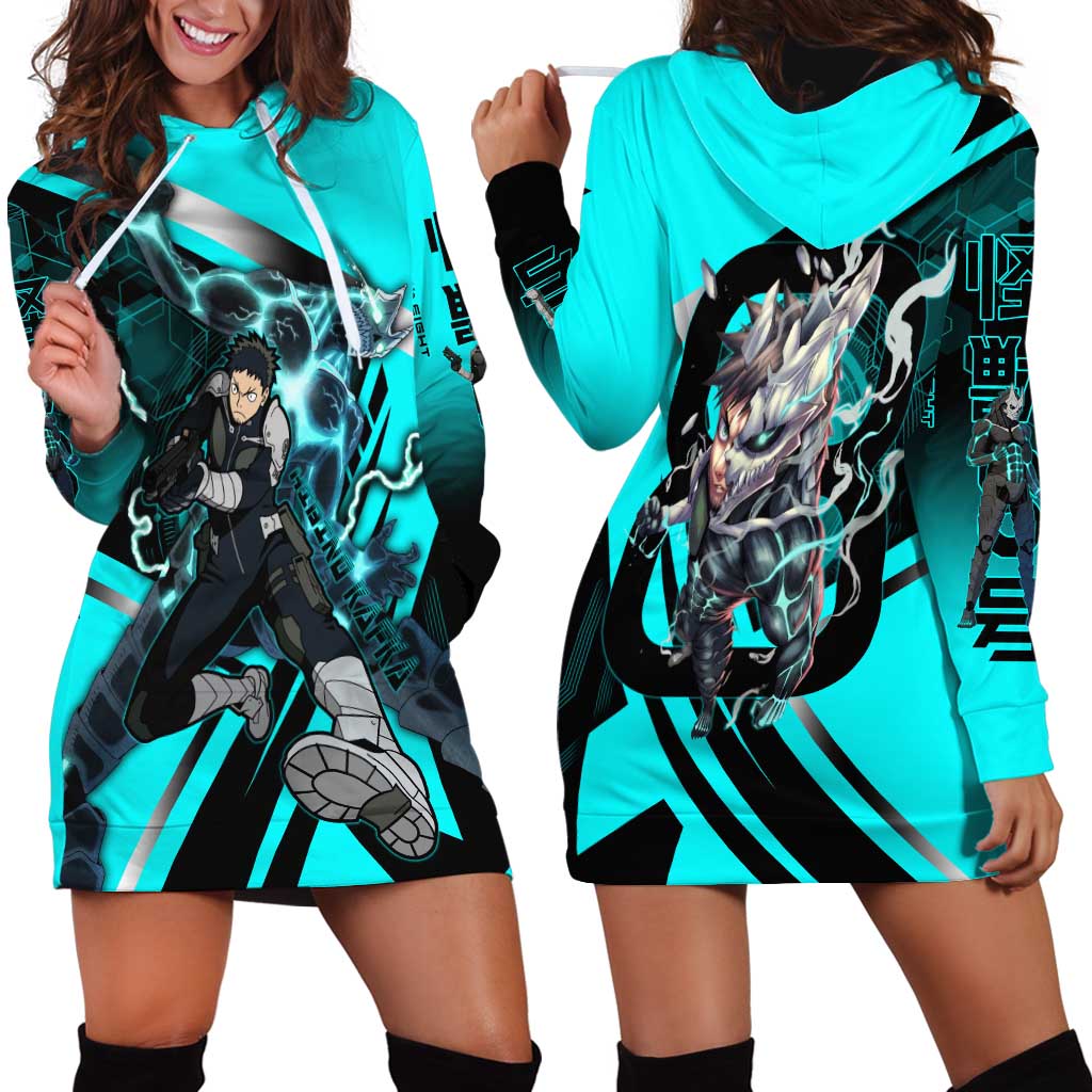 Hibino Kafka Hoodie Dress Futuristic Tech Anime Style