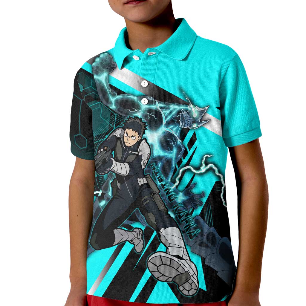 Hibino Kafka Kid Polo Shirt Futuristic Tech Anime Style