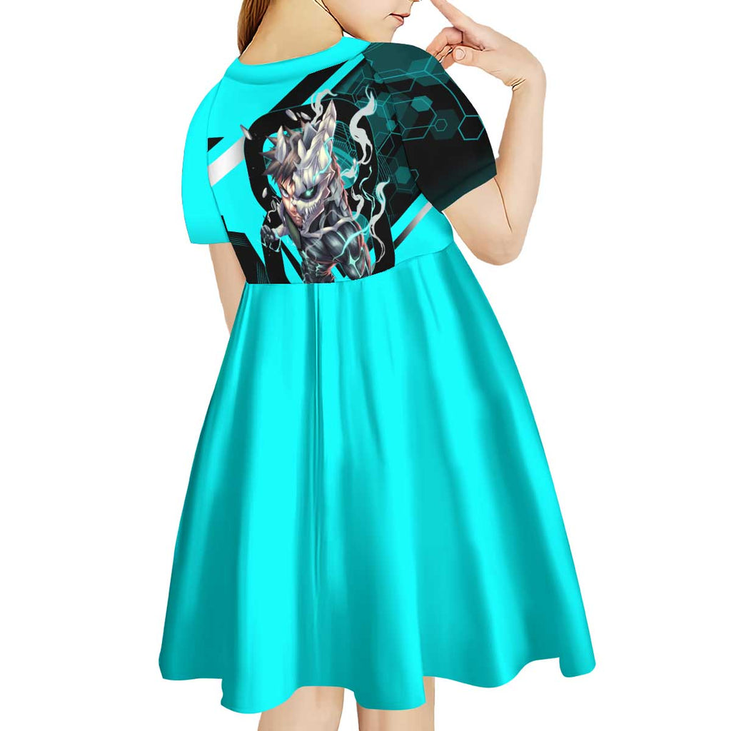 Hibino Kafka Kid Short Sleeve Dress Futuristic Tech Anime Style