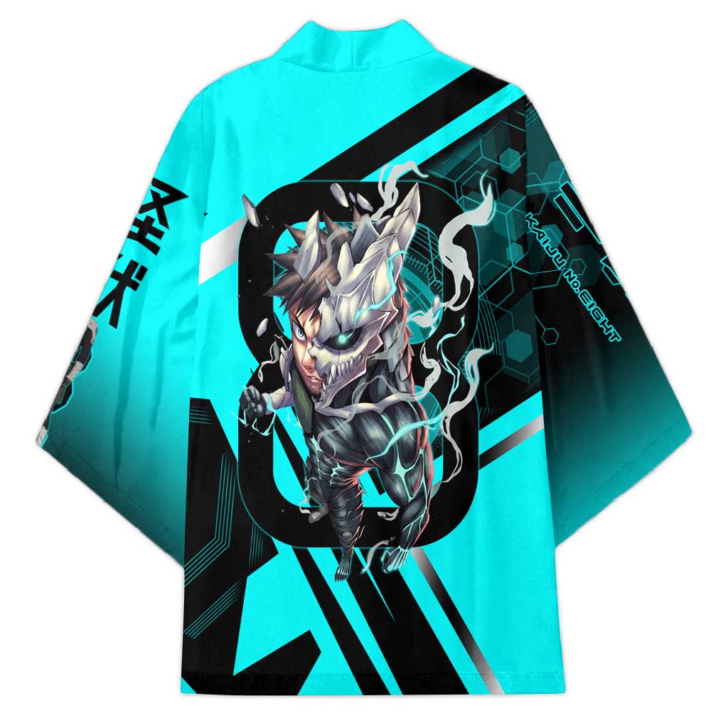 Hibino Kafka Kimono Futuristic Tech Anime Style
