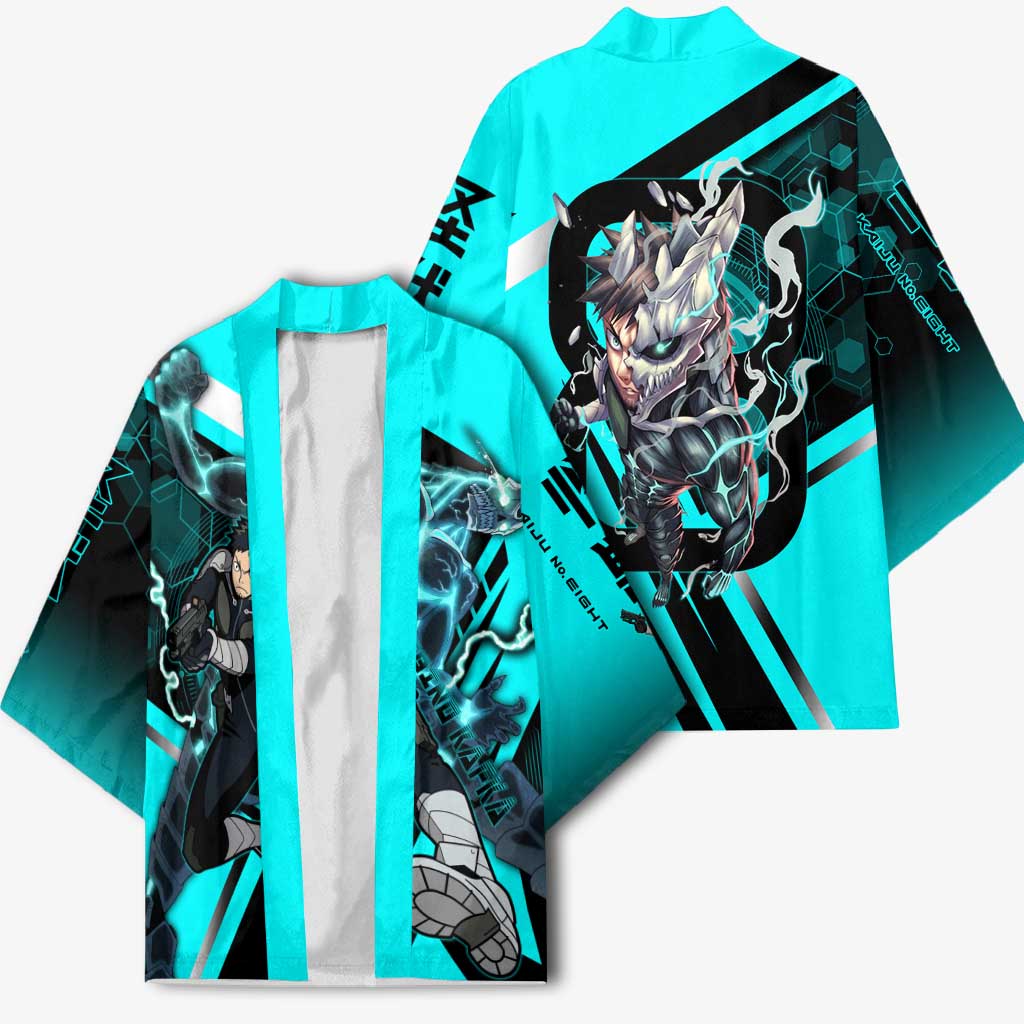 Hibino Kafka Kimono Futuristic Tech Anime Style