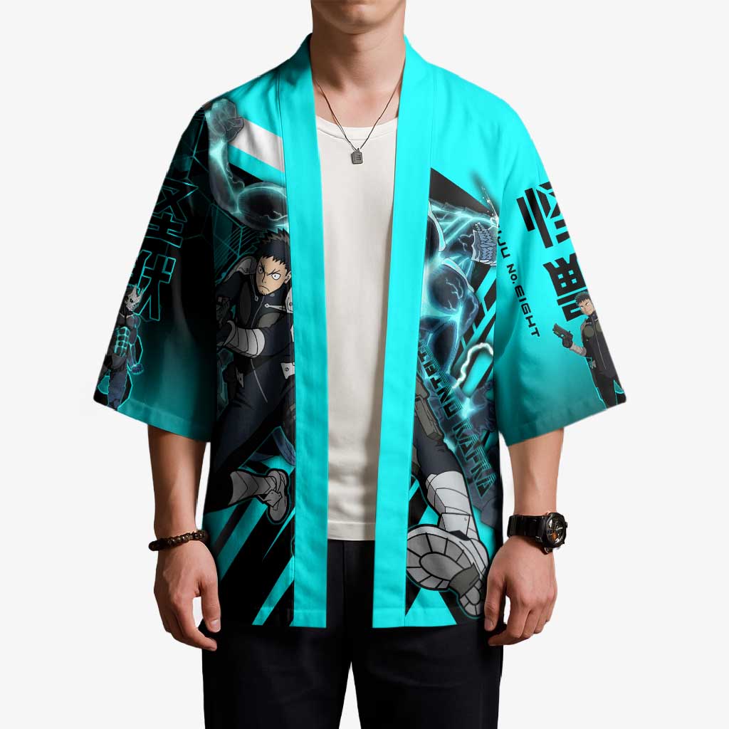 Hibino Kafka Kimono Futuristic Tech Anime Style