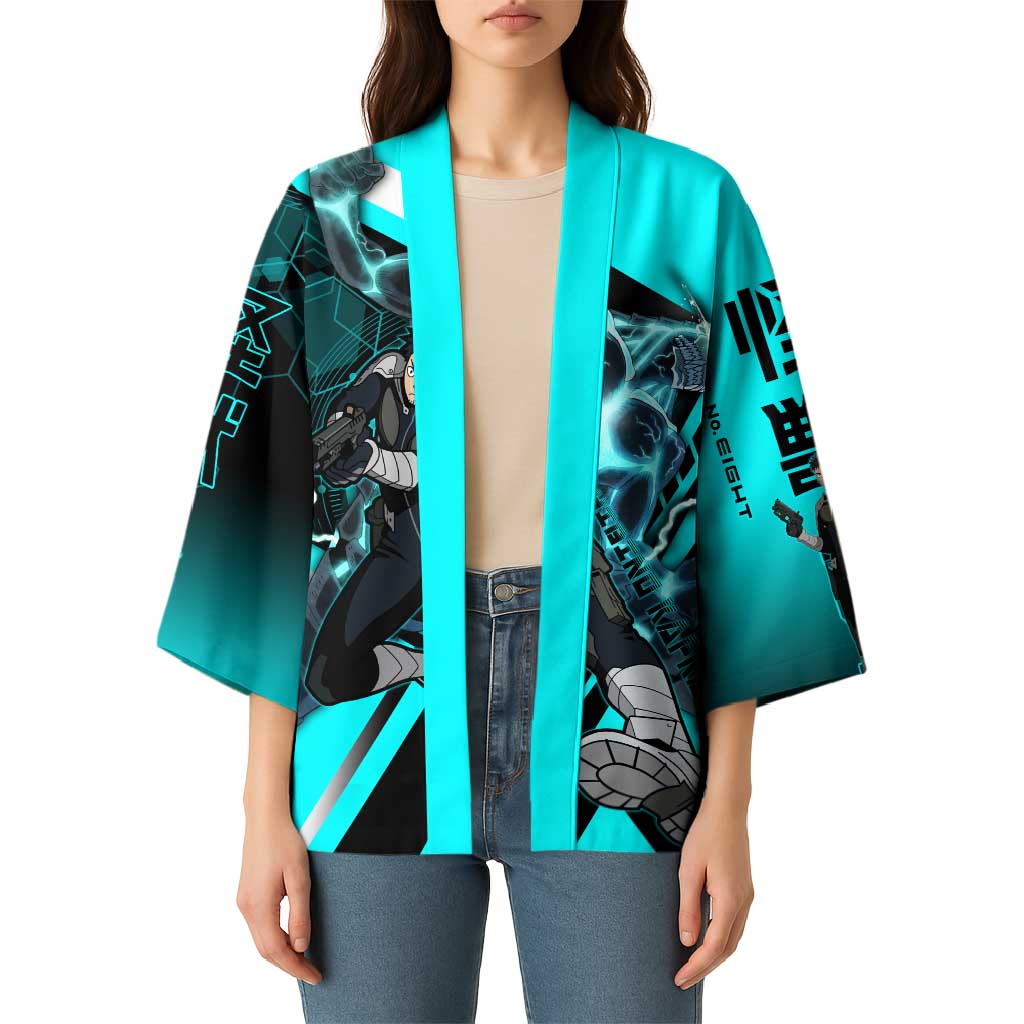 Hibino Kafka Kimono Futuristic Tech Anime Style