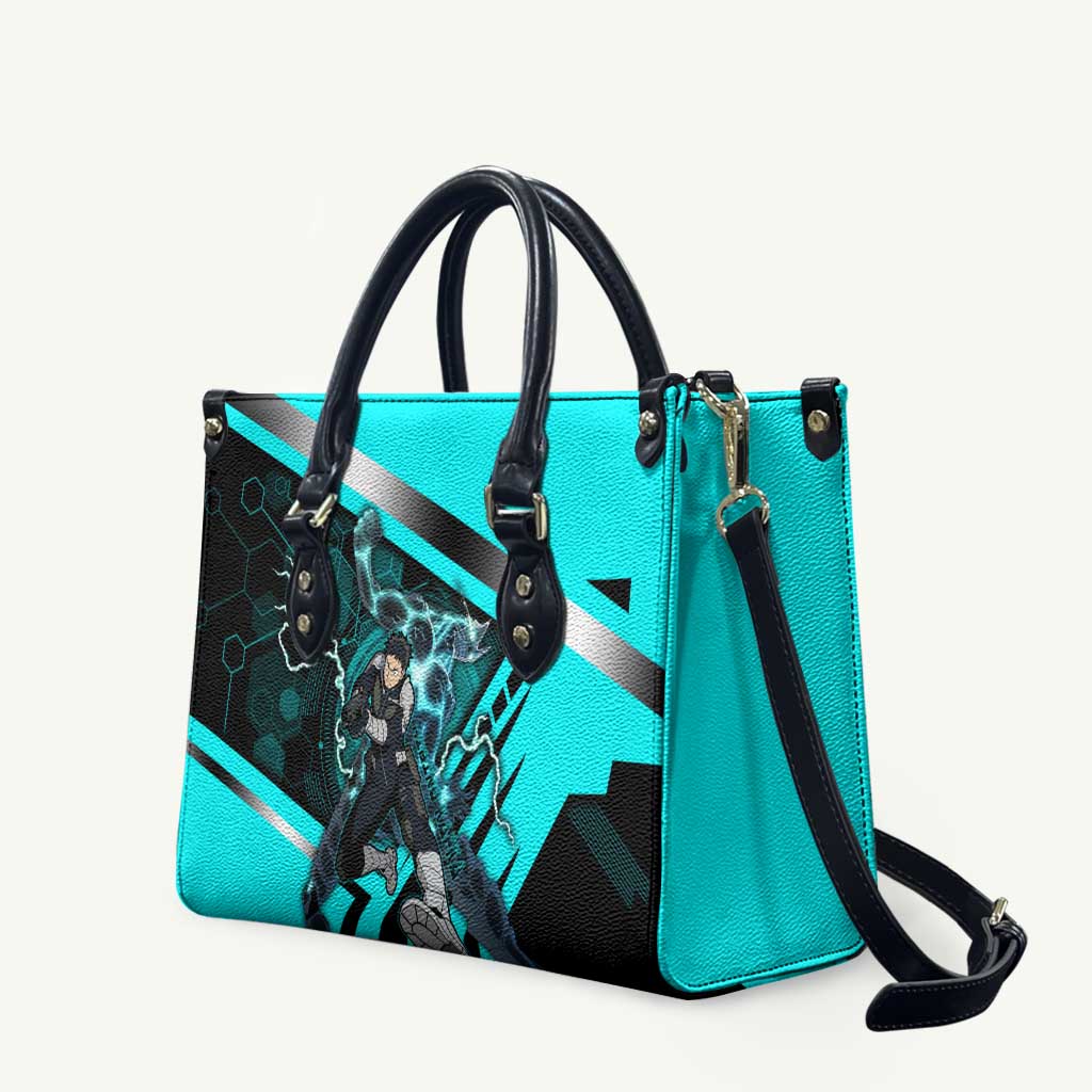 Hibino Kafka Leather Bag Futuristic Tech Anime Style