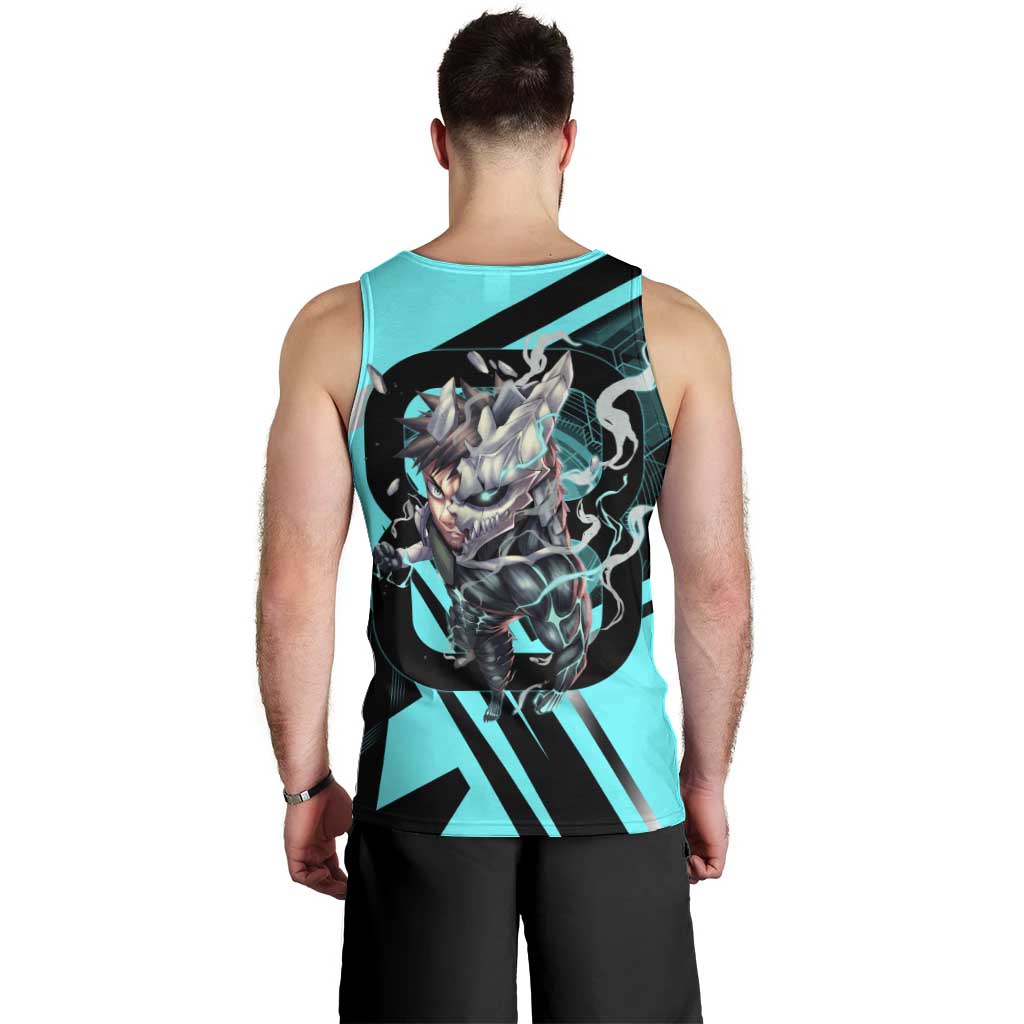 Hibino Kafka Men Tank Top Futuristic Tech Anime Style