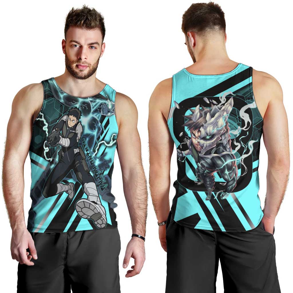 Hibino Kafka Men Tank Top Futuristic Tech Anime Style