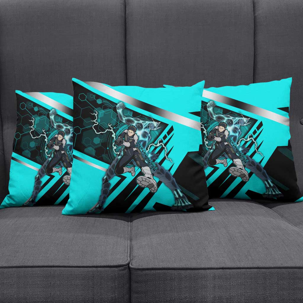 Hibino Kafka Pillow Cover Futuristic Tech Anime Style