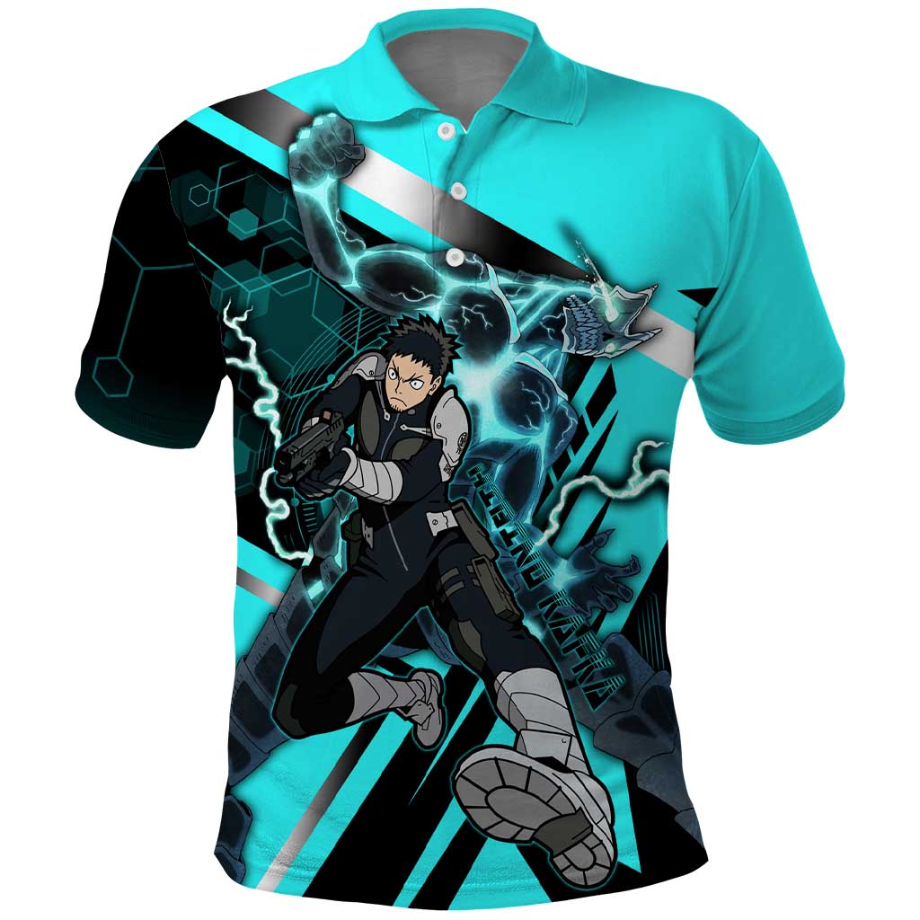 Hibino Kafka Polo Shirt Futuristic Tech Anime Style