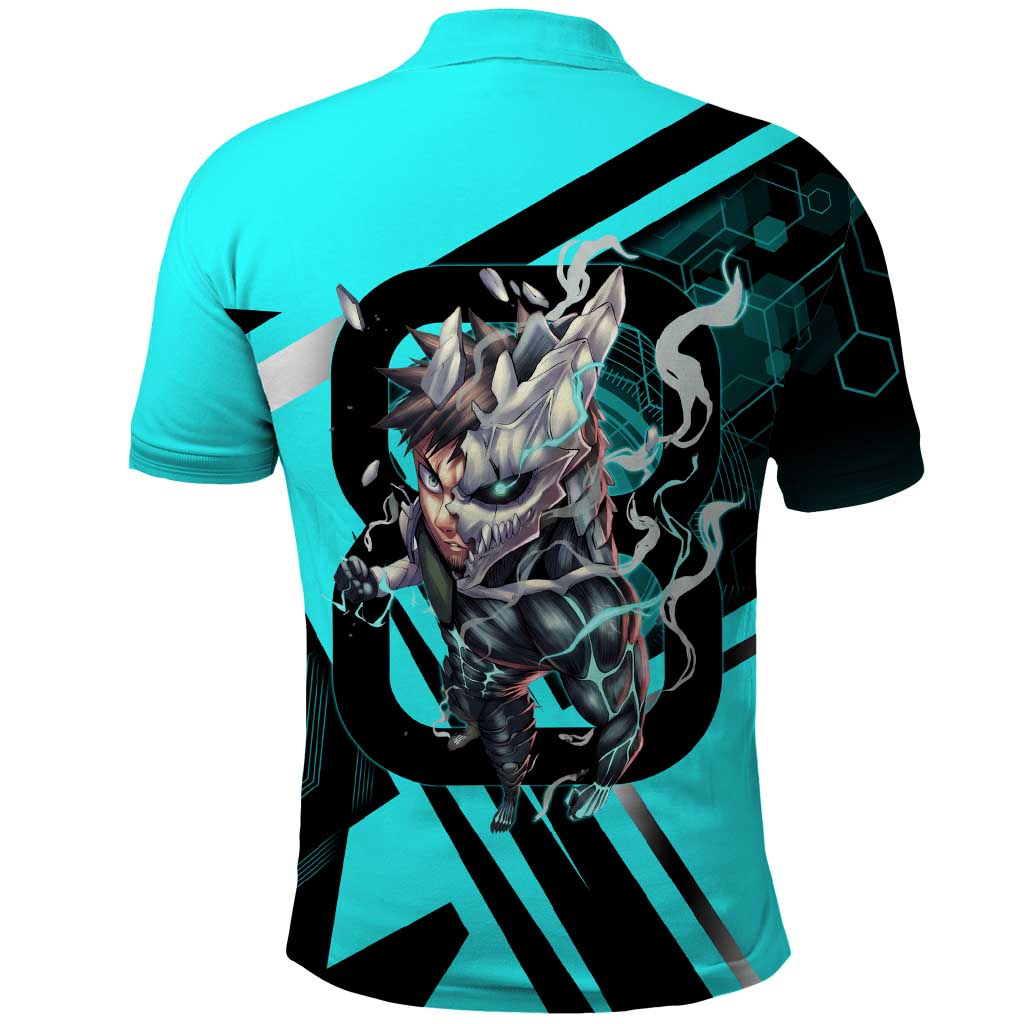 Hibino Kafka Polo Shirt Futuristic Tech Anime Style