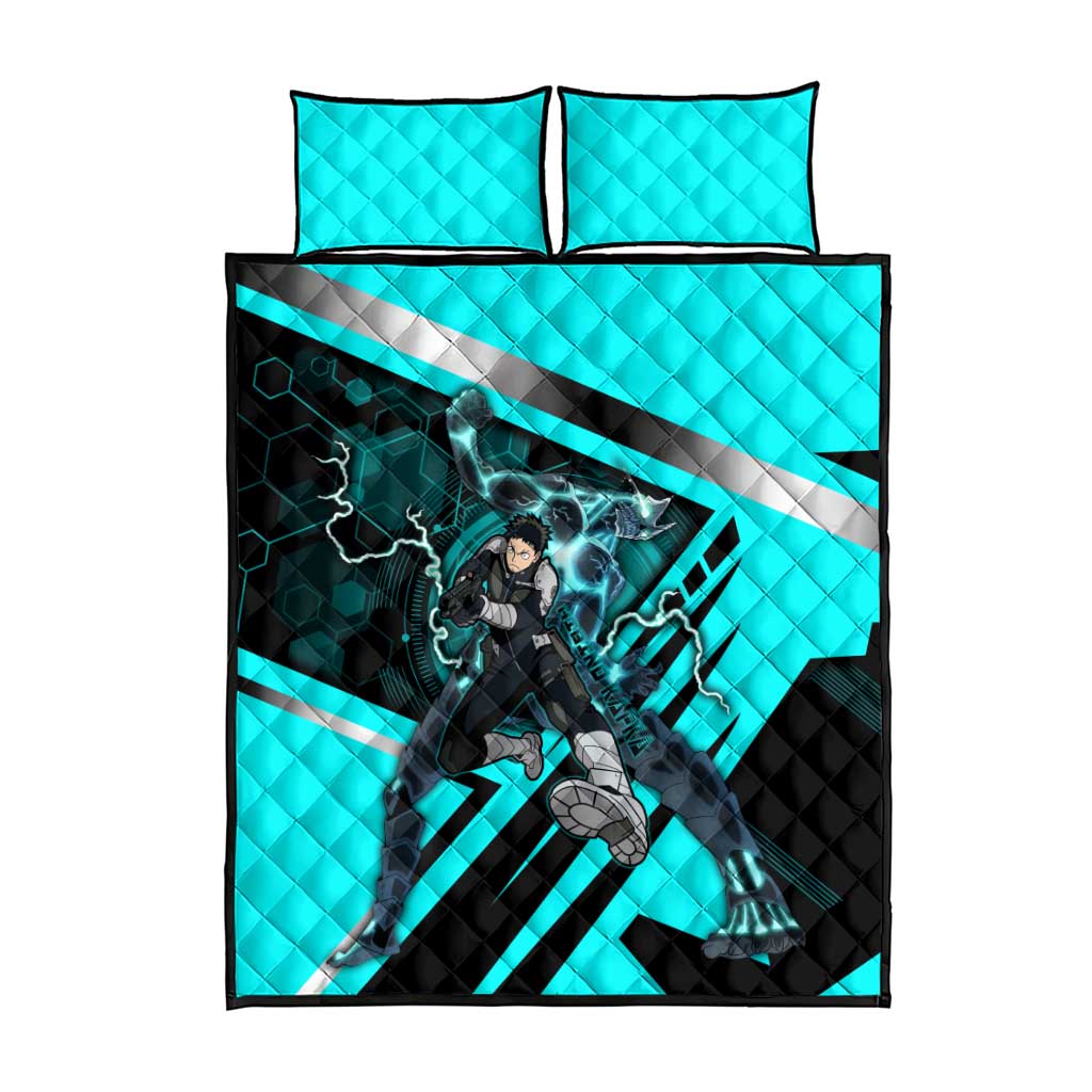 Hibino Kafka Quilt Bed Set Futuristic Tech Anime Style