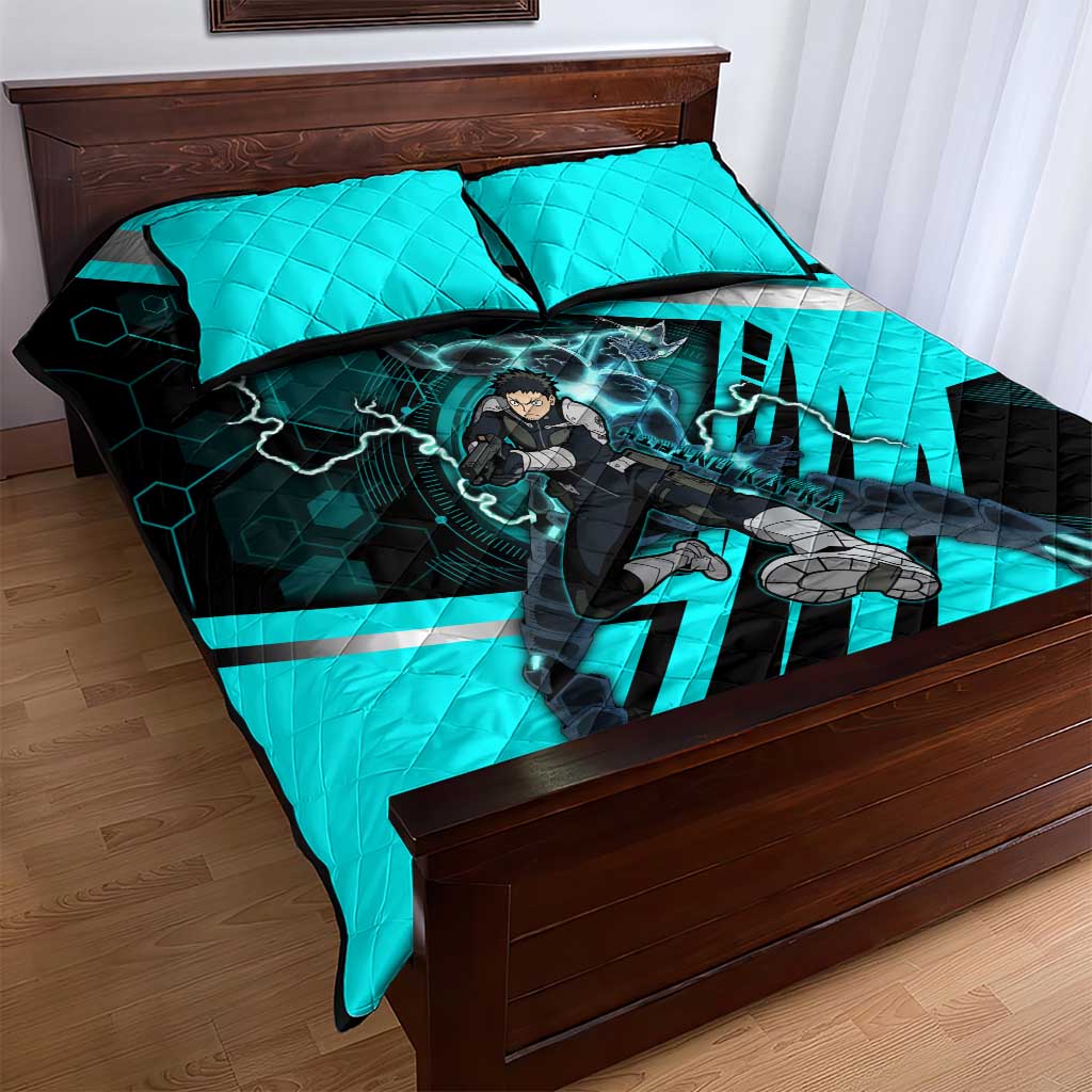 Hibino Kafka Quilt Bed Set Futuristic Tech Anime Style