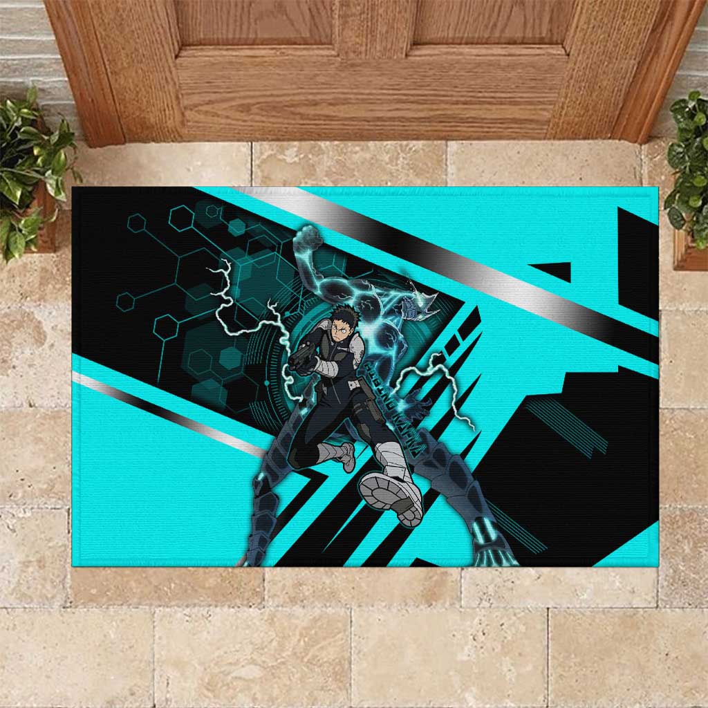Hibino Kafka Rubber Doormat Futuristic Tech Anime Style