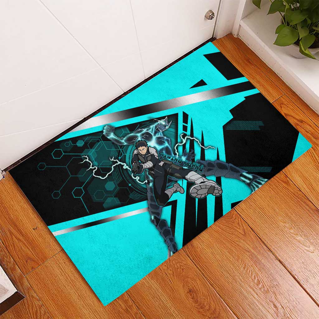 Hibino Kafka Rubber Doormat Futuristic Tech Anime Style