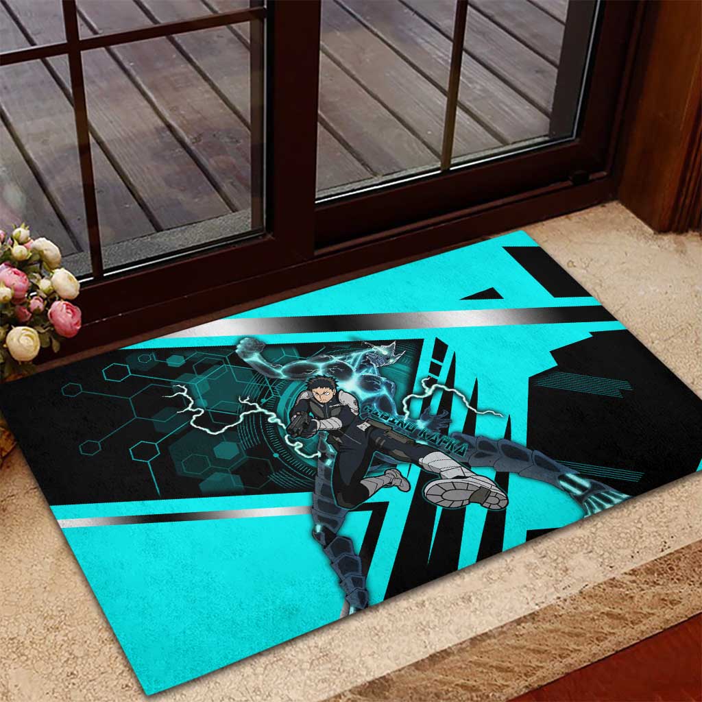 Hibino Kafka Rubber Doormat Futuristic Tech Anime Style