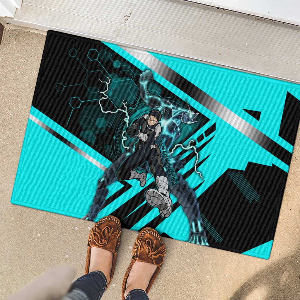 Hibino Kafka Rubber Doormat Futuristic Tech Anime Style