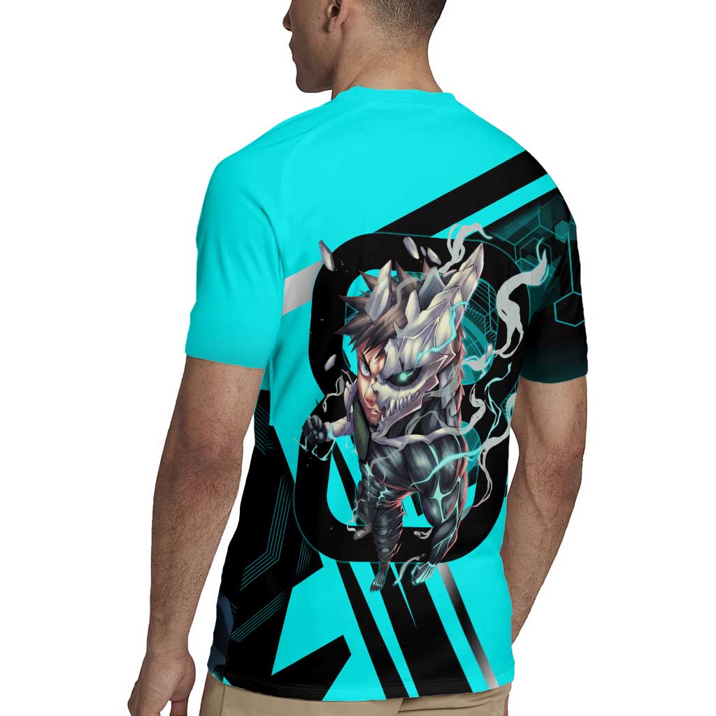 Hibino Kafka Rugby Jersey Futuristic Tech Anime Style