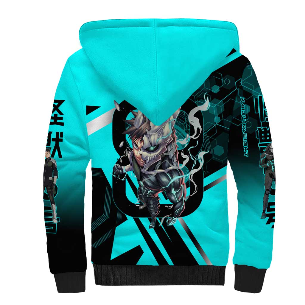 Hibino Kafka Sherpa Hoodie Futuristic Tech Anime Style