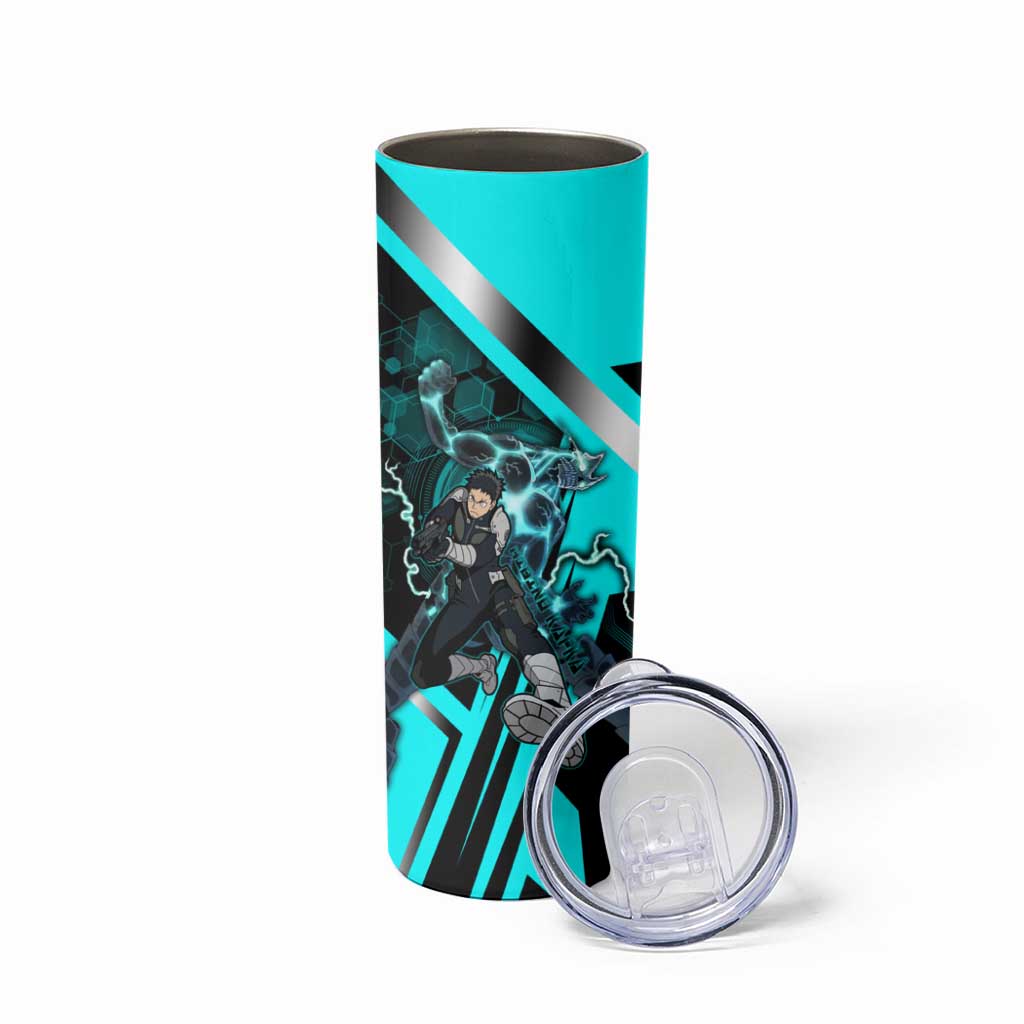 Hibino Kafka Skinny Tumbler Futuristic Tech Anime Style