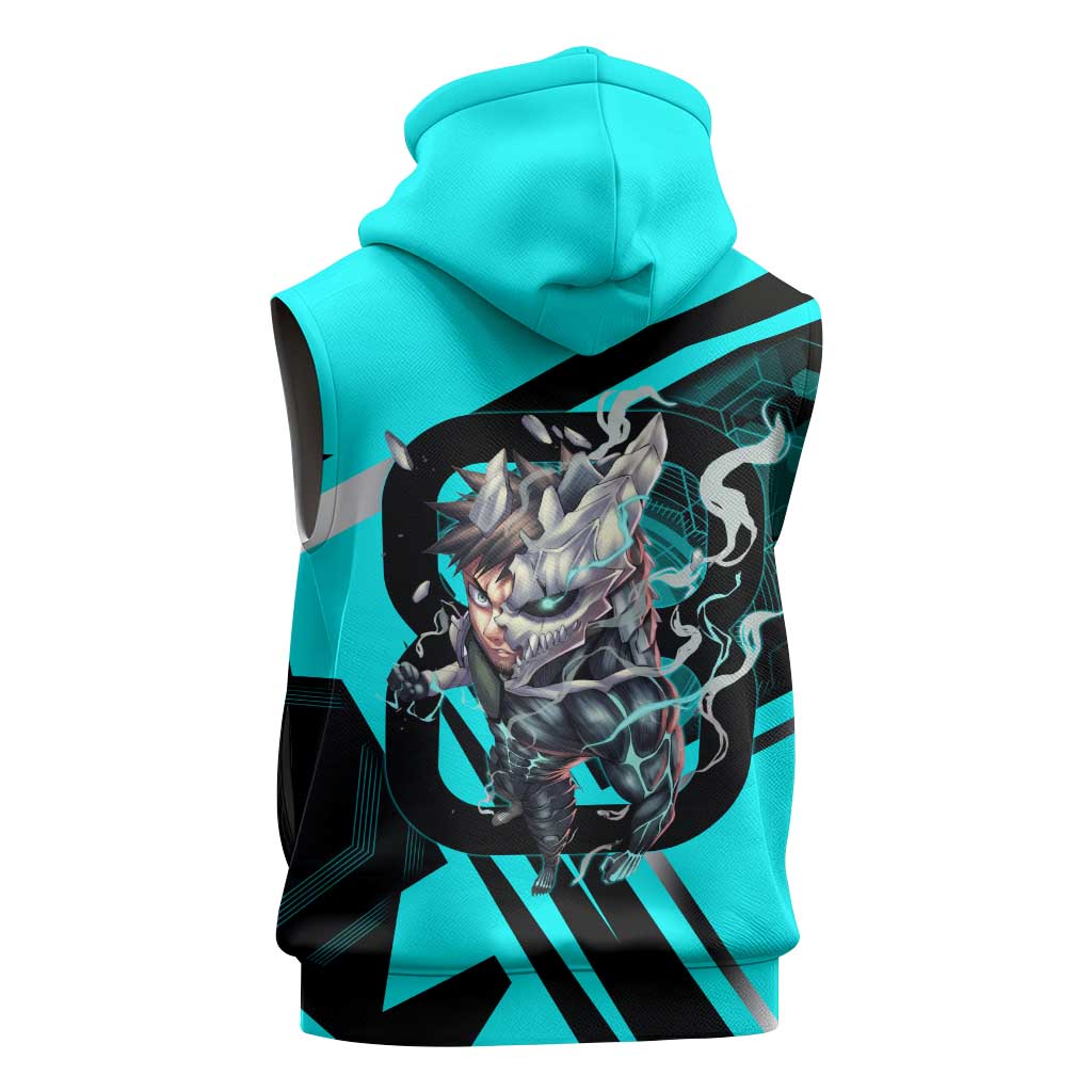 Hibino Kafka Sleeveless Hoodie Futuristic Tech Anime Style