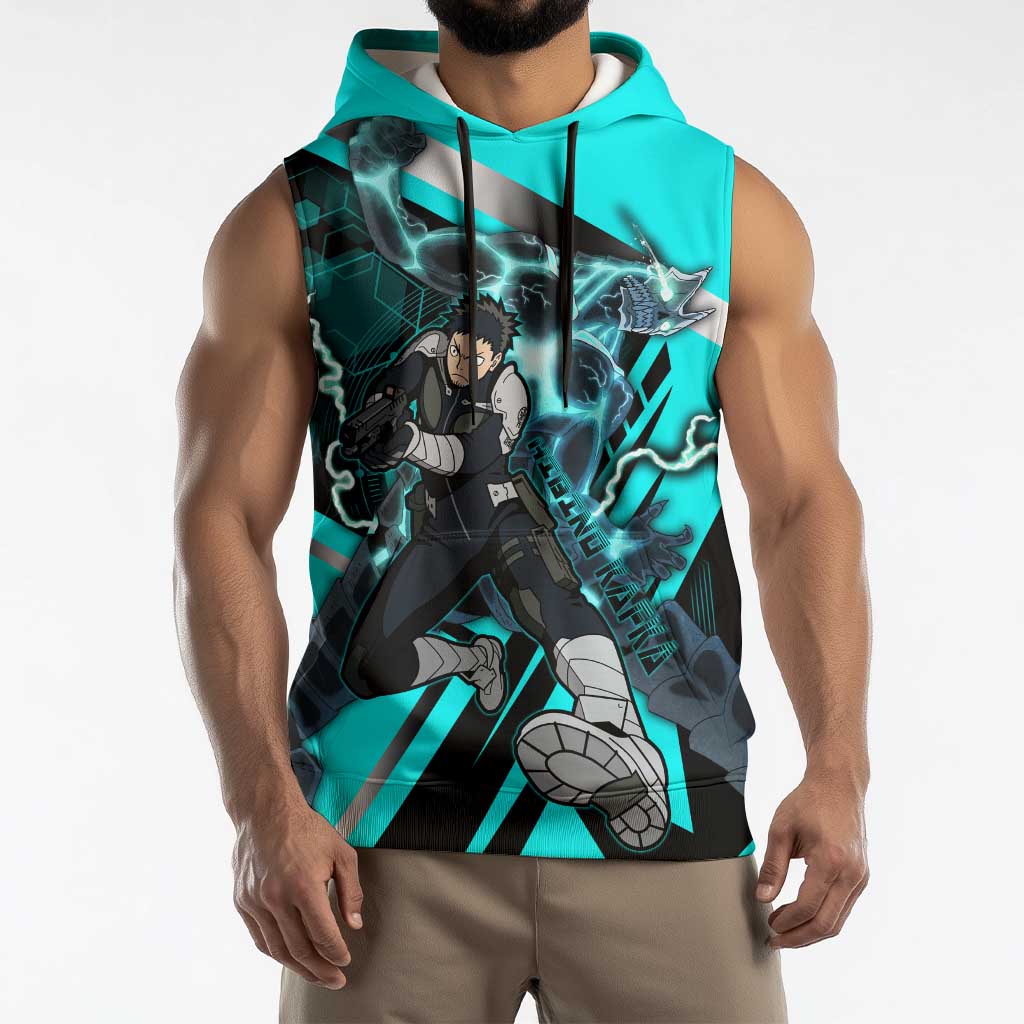 Hibino Kafka Sleeveless Hoodie Futuristic Tech Anime Style