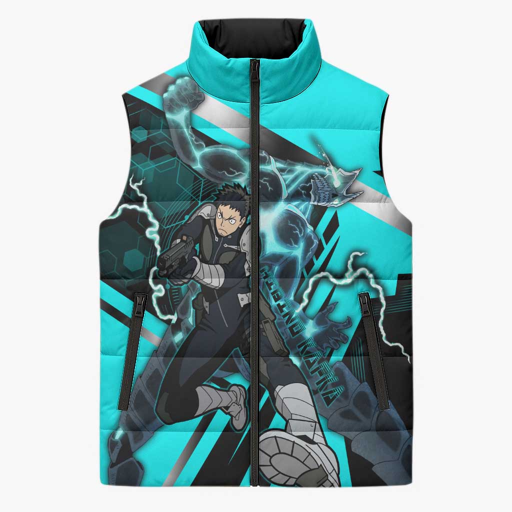 Hibino Kafka Sleeveless Puffer Jacket Futuristic Tech Anime Style