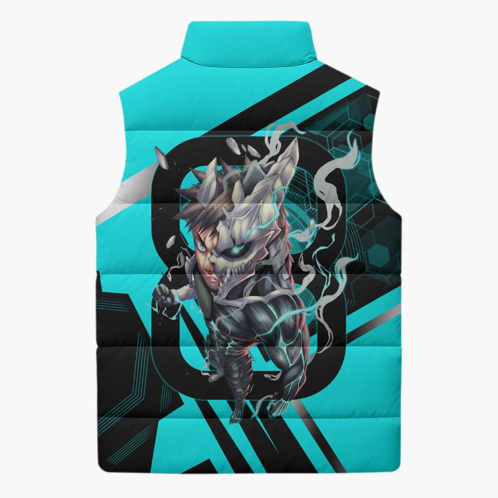 Hibino Kafka Sleeveless Puffer Jacket Futuristic Tech Anime Style